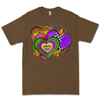 Cacao mardi gras heart olivia Premium Tee - OliviaCreatesArt