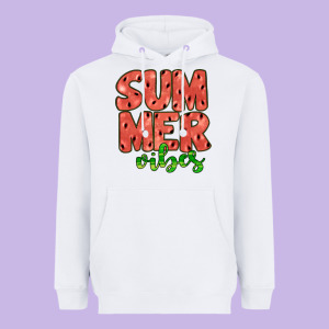 Summer Vibes Heavyweight Hoodie Designed By Jahusdesignshop