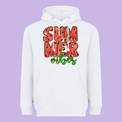 Summer Vibes Heavyweight Hoodie Designed By Jahusdesignshop