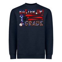 Navy batter up 1st grade Heavyweight Sweatshirt - JahusDesignShop