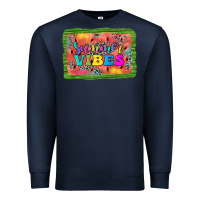 Navy summer vibes watermelon Premium Sweatshirt - JahusDesignShop