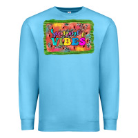 Ocean Blue summer vibes watermelon Premium Sweatshirt - JahusDesignShop
