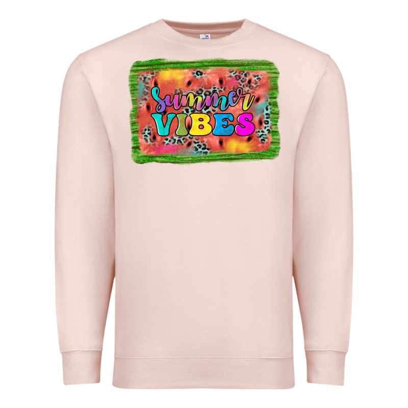 Summer Vibes Watermelon Premium Sweatshirt by JahusDesignShop | Teevron