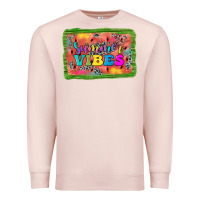 Pale Pink summer vibes watermelon Premium Sweatshirt - JahusDesignShop