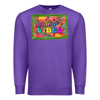 Purple summer vibes watermelon Premium Sweatshirt - JahusDesignShop