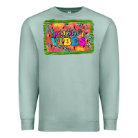 Seafoam summer vibes watermelon Premium Sweatshirt - JahusDesignShop