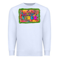 White summer vibes watermelon Premium Sweatshirt - JahusDesignShop