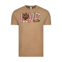 Vintage Coffee Easter love dog paw Vintage Tee - BundleAndBundleShop