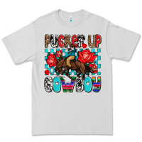 Pucker Up Cowboy Olivia Premium Tee | Teevron