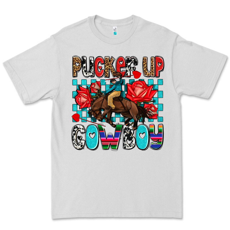 Pucker Up Cowboy Olivia Premium Tee by OliviaCreatesArt | Teevron