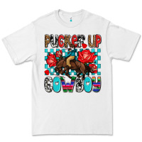 White pucker up cowboy olivia Premium Tee - OliviaCreatesArt
