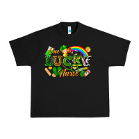 Black one lucky nurse Urban Heavy Tee - FaDigitalArtStudio