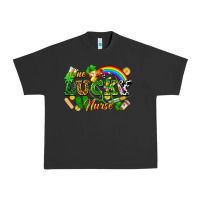 Pigment Black one lucky nurse Urban Heavy Tee - FaDigitalArtStudio