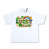 White one lucky nurse Urban Heavy Tee - FaDigitalArtStudio