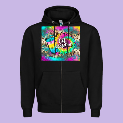 Get Loaded Tea Zipper Hoodie Designed By Jahusdesignshop