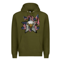Army Green eagle star png Premium Hoodie - SublimationCraftShop