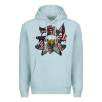 Blue Mist eagle star png Premium Hoodie - SublimationCraftShop
