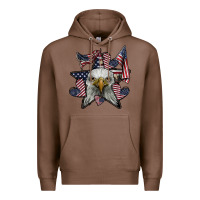 Chestnut eagle star png Premium Hoodie - SublimationCraftShop