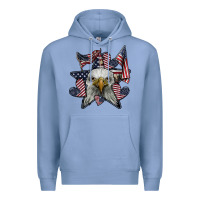 Colony Blue eagle star png Premium Hoodie - SublimationCraftShop