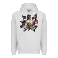Dove Grey eagle star png Premium Hoodie - SublimationCraftShop