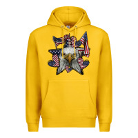 Lemon eagle star png Premium Hoodie - SublimationCraftShop