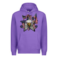 Purple eagle star png Premium Hoodie - SublimationCraftShop