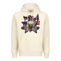 Sandshell eagle star png Premium Hoodie - SublimationCraftShop