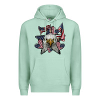 Seafoam eagle star png Premium Hoodie - SublimationCraftShop