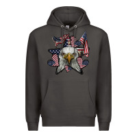 Smoke eagle star png Premium Hoodie - SublimationCraftShop