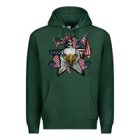Sports Green eagle star png Premium Hoodie - SublimationCraftShop