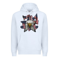 White eagle star png Premium Hoodie - SublimationCraftShop