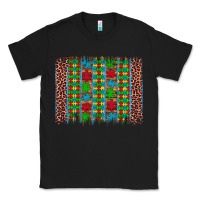 Black autism awareness leopard puzzle brush stroke Classic Tee - Artiststas