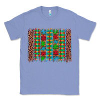 Colony Blue autism awareness leopard puzzle brush stroke Classic Tee - Artiststas