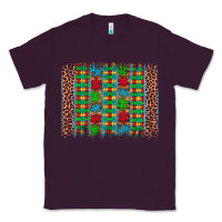 Plum autism awareness leopard puzzle brush stroke Classic Tee - Artiststas