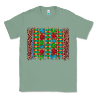 Sage autism awareness leopard puzzle brush stroke Classic Tee - Artiststas