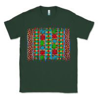 Sports Green autism awareness leopard puzzle brush stroke Classic Tee - Artiststas