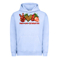 Pigment Grape Ice peace love strawberries Urban Hoodie - Jasminsmagicworld