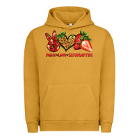 Pigment Peanut Butter peace love strawberries Urban Hoodie - Jasminsmagicworld