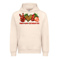 Sandshell peace love strawberries Urban Hoodie - Jasminsmagicworld