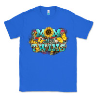 True Royal Mom of twins sunflower mothers day Classic Tee - HowdyJamesFarm