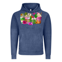 Vintage Denim Stuck On You Cup Vintage Hoodie - CowhideDigitalArt