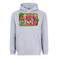 Heather Grey summer vibes watermelon Heavyweight Hoodie - JahusDesignShop
