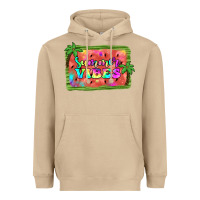 Mushroom summer vibes watermelon Heavyweight Hoodie - JahusDesignShop