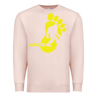 Pale Pink bigfoot Premium Sweatshirt - artisFamous