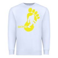 White bigfoot Premium Sweatshirt - artisFamous