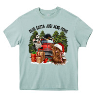 Arona dear santa just send cows Heavy Core Tee - CowGirlArtShop