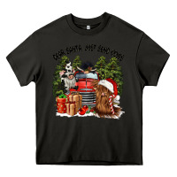 Asphalt dear santa just send cows Heavy Core Tee - CowGirlArtShop