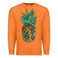 Carrot leopar turquoise pineapple Premium Sweatshirt - JahusDesignShop