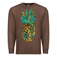 Chestnut leopar turquoise pineapple Premium Sweatshirt - JahusDesignShop