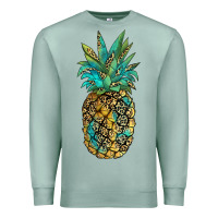 Seafoam leopar turquoise pineapple Premium Sweatshirt - JahusDesignShop
